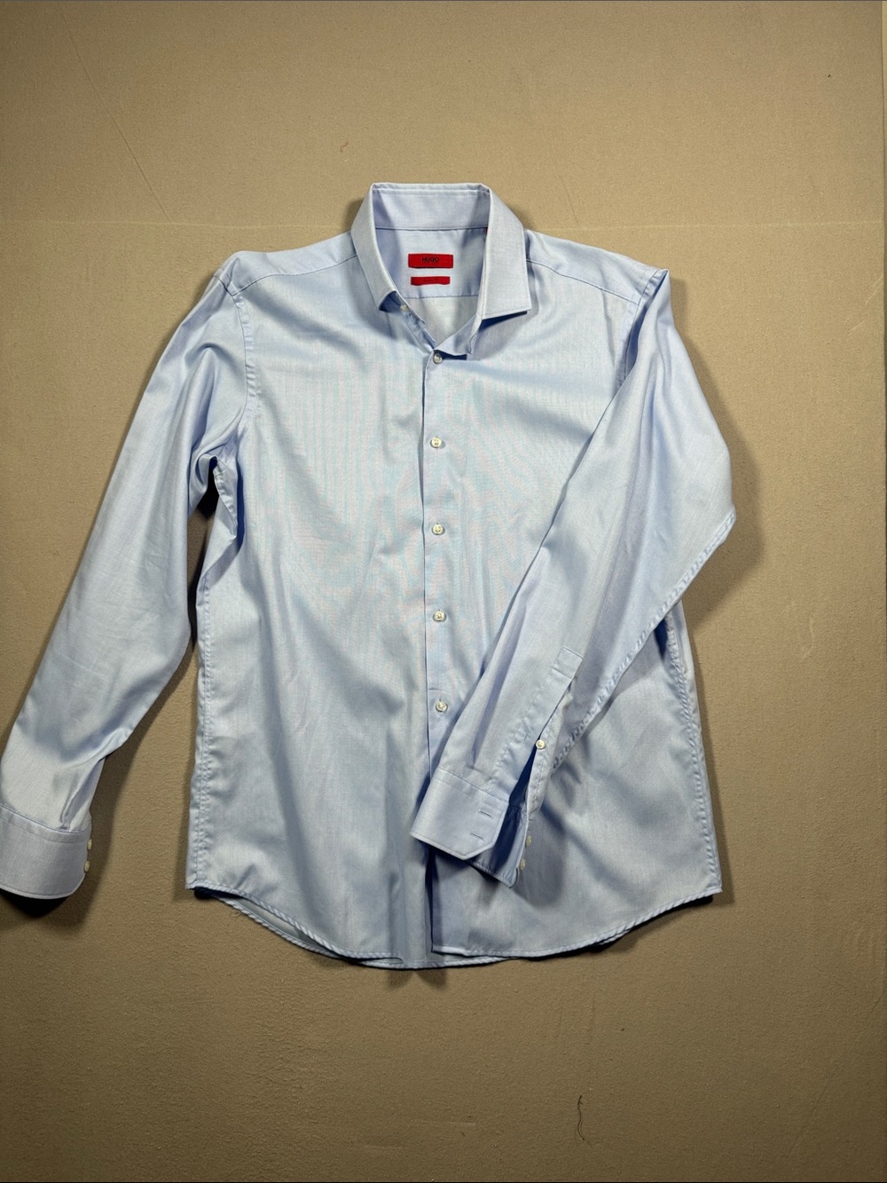 Hugo Boss Light Blue Men's Dress Shirt - Classic 16.5